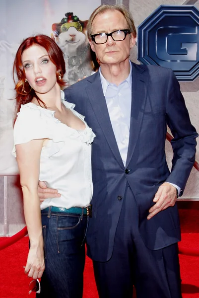 Bill Nighy y Kelli Garner — Foto de Stock