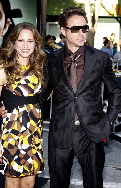 Robert downey jr. und susan downey — Stockfoto