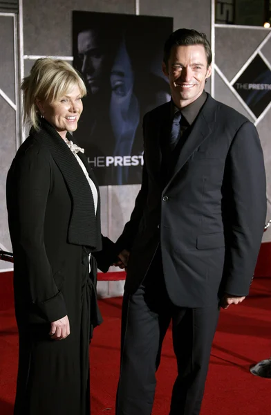 Hugh Jackman e Deborra-Lee Furness — Fotografia de Stock