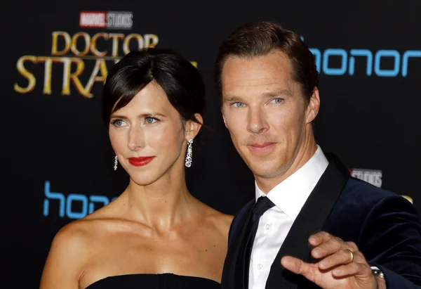 Benedict Cumberbatch y Sophie Hunter — Foto de Stock