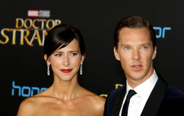 Benedict Cumberbatch y Sophie Hunter — Foto de Stock