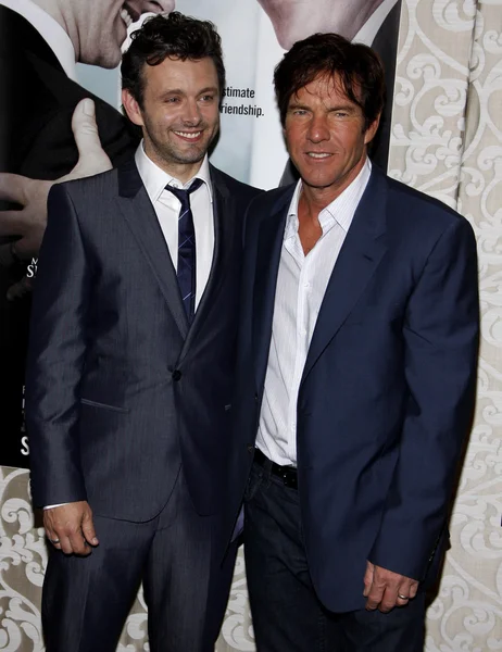 Michael Sheen i Dennis Quaid — Zdjęcie stockowe