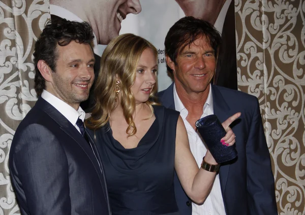 Michael Sheen, Hope Davis y Dennis Quaid — Foto de Stock