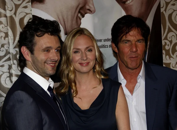 Michael Sheen, Hope Davis a Dennis Quaid — Stock fotografie