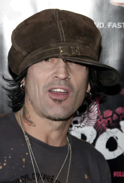 Schlagzeuger Tommy Lee — Stockfoto