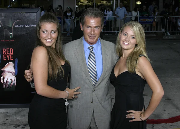 Jack Scalia y sus hijas — Foto de Stock