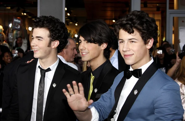 Kevin Jonas, Nick Jonas y Joe Jonas — Foto de Stock