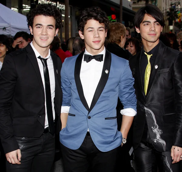 Kevin Jonas,Nick Jonas and Joe Jonas — Stock Photo, Image
