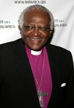 social activist Desmond Tutu clipart