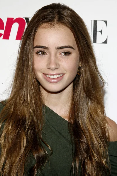 Actress Lily Collins — Stock Photo, Image