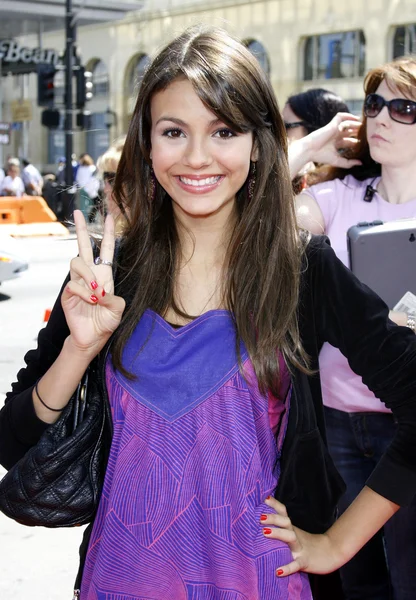 Atriz Victoria Justice — Fotografia de Stock