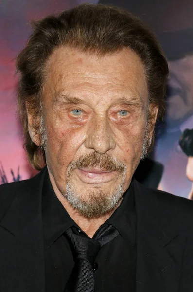 Muzyk Johnny Hallyday — Zdjęcie stockowe