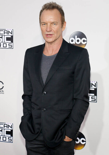 singer-songwriter Sting