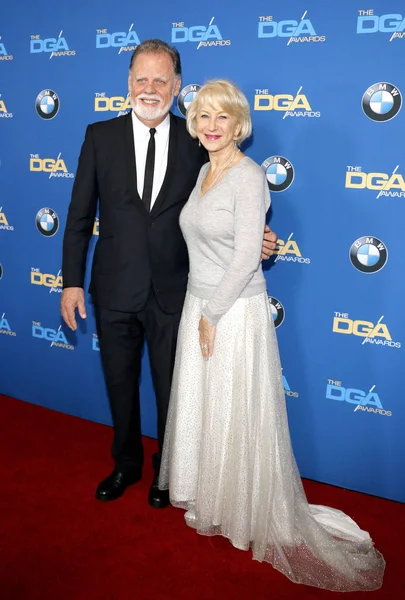 Taylor Hackford e Helen Mirren — Foto Stock