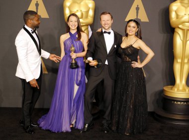 Orlando von Einsiedel ve Salma Hayek