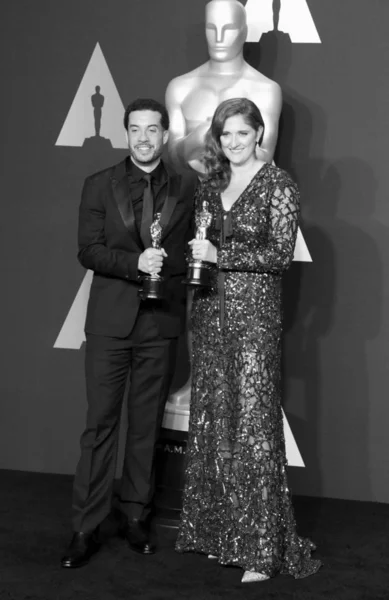 Ezra Edelman e Caroline Waterlow — Fotografia de Stock