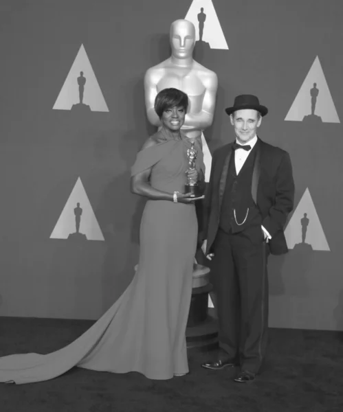 Atores Mark Rylance e Viola Davis — Fotografia de Stock