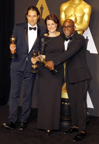 Jeremy Kleiner, Adele Romanski et Barry Jenkins — Photo