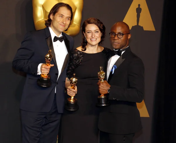 Jeremy Kleiner, Άδελε Romanski και Barry Jenkins — Φωτογραφία Αρχείου