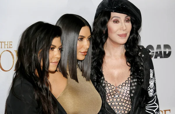 Kim Kardashian West, Cher en Kourtney Kardashian — Stockfoto