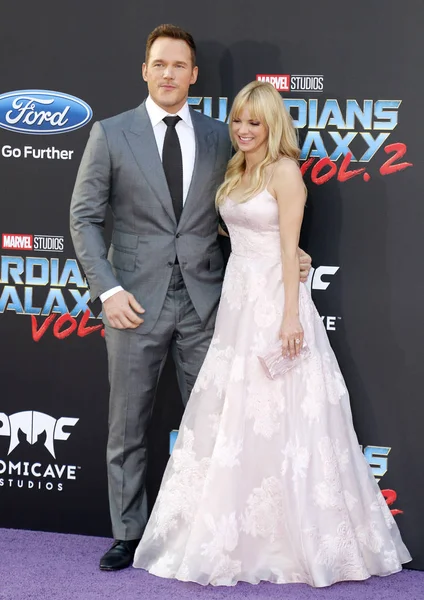 Chris Pratt a Anna Faris — Stock fotografie