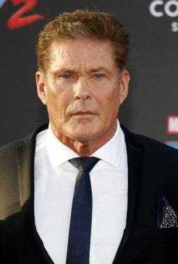 aktör David Hasselhoff, Los Angeles premiere 'Guardians Of Galaxy Vol. Dolby Theatre Hollywood, ABD 19 Nisan 2017 düzenlenen 2'.