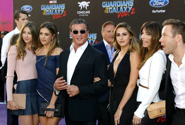 Sylvester Stallone et sa famille — Photo