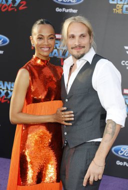 Marco Perego ve Zoe Saldana