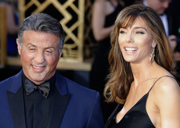 Sylvester Stallone e Jennifer Flavin — Fotografia de Stock