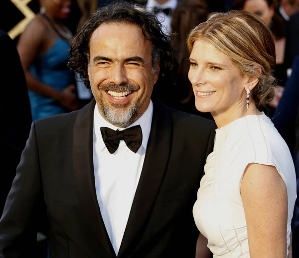 Alejandro González Inarritu y María Eladia Hagerman — Foto de Stock