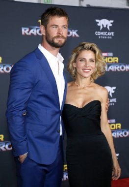 aktörler Chris Hemsworth ve Elsa Pataky