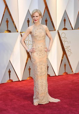 26 Şubat 2017 Hollywood ve Highland Center Hollywood, ABD'de sinema oyuncusu Nicole Kidman 89 yıllık Akademi Ödülleri'nde düzenlenen.