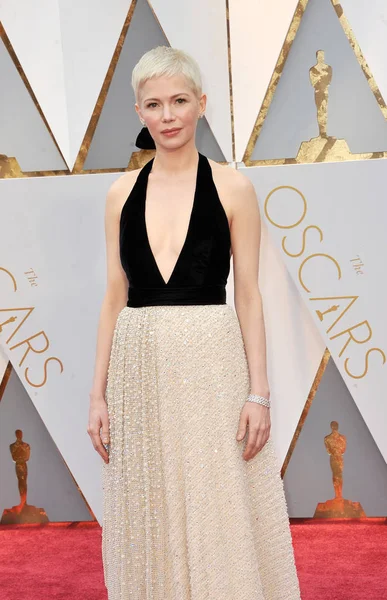 Skådespelerskan Michelle Williams Årliga Academy Awards Hölls Hollywood Och Highland — Stockfoto