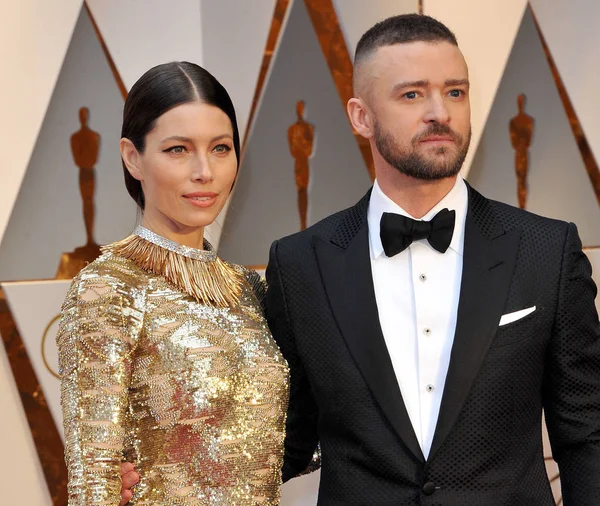 Jessica Biel och Justin Timberlake — Stockfoto