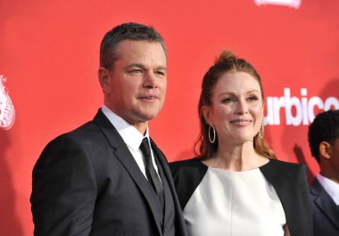 aktör Matt Damon ve Julianne Moore