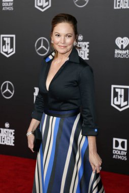 13 Kasım 2017 Hollywood, ABD Dolby Tiyatrosu'nda oyuncu Diane Lane 'Adalet Birliği' Dünya galasında düzenlenen.