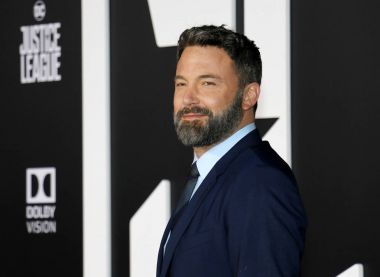 13 Kasım 2017 Hollywood, ABD Dolby tiyatroda aktör Ben Affleck 'Adalet Birliği' Dünya galasında düzenlenen.