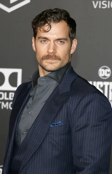 Actor Henry Cavill Estreno Mundial Justice League Celebrado Dolby Theatre — Foto de Stock