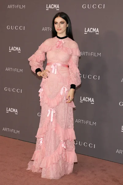 Modell Tali Lennox Den 2017 Lacma Art Film Galan Hölls — Stockfoto