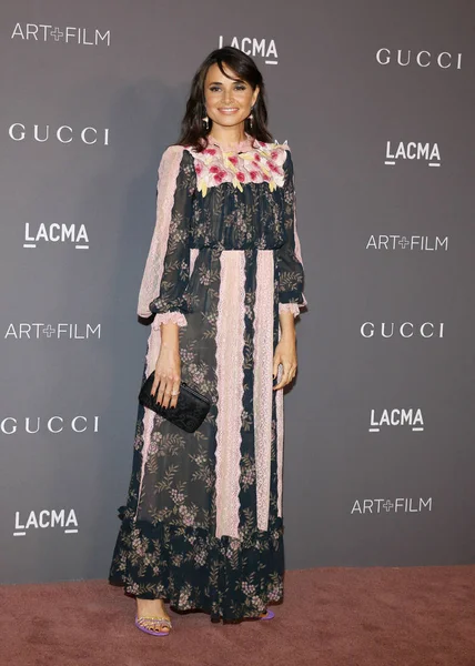 Actriz Mia Maestro Gala Lacma Art Film 2017 Celebrada Lacma — Foto de Stock