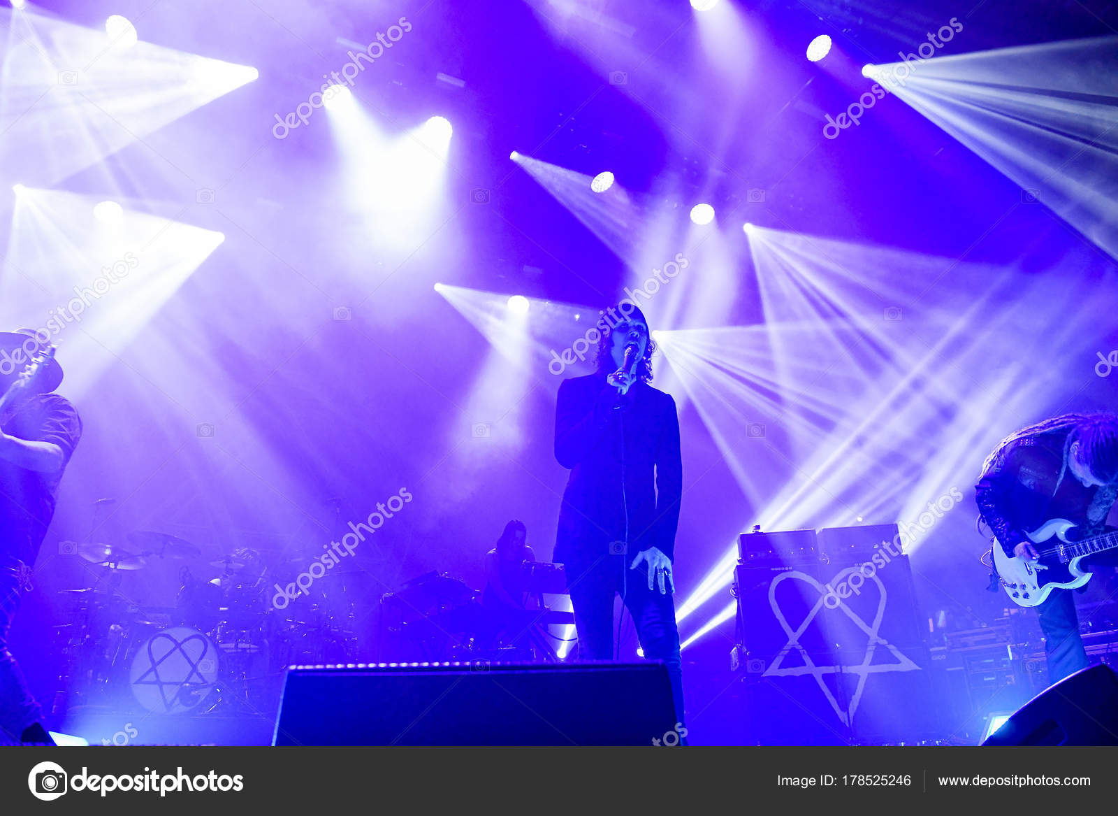 Ville Valo Lead Singer Frontman Him Finnish Rock Band Him Stock Editorial Photo C Popularimages