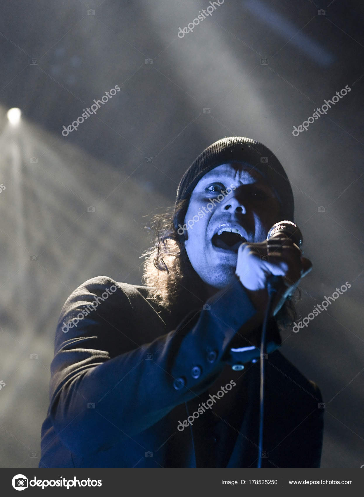 Ville Valo Lead Singer Frontman Him Finnish Rock Band Him Stock Editorial Photo C Popularimages 178525250