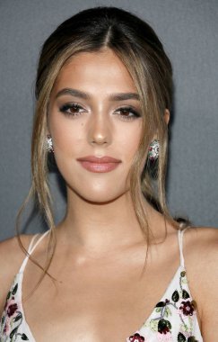 6 Ocak 2018 Santa Monica, ABD Barker hangarda Elysium sanat'ın 11 yıllık cennet şenlikte Sistine Stallone düzenlenen.