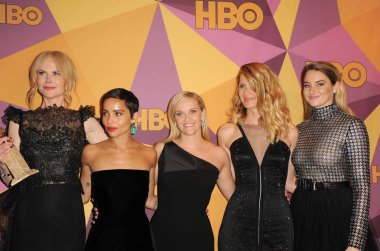 Zoe Kravitz, Reese Witherspoon, Laura Dern, Shailene Woodley ve Nicole Kidman'ın