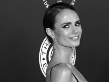 6 Ocak 2018 Santa Monica, ABD Barker hangarda aktris Jordana Brewster Elysium sanat'ın 11 yıllık cennet şenlikte düzenlenen.