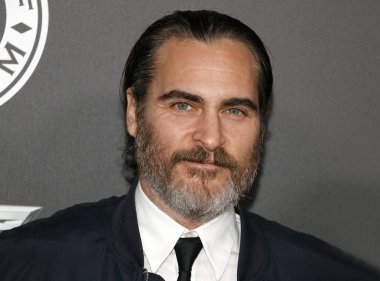 6 Ocak 2018 Santa Monica, ABD Barker hangarda aktör Joaquin Phoenix Elysium sanat'ın 11 yıllık cennet şenlikte düzenlenen.