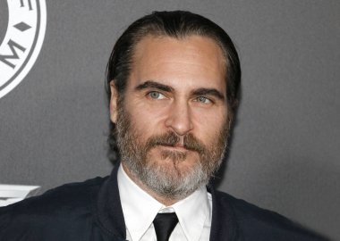6 Ocak 2018 Santa Monica, ABD Barker hangarda aktör Joaquin Phoenix Elysium sanat'ın 11 yıllık cennet şenlikte düzenlenen.