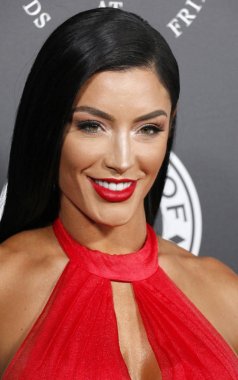 6 Ocak 2018 Santa Monica, ABD Barker hangarda aktris Natalie Eva Marie Elysium sanat'ın 11 yıllık cennet şenlikte düzenlenen.