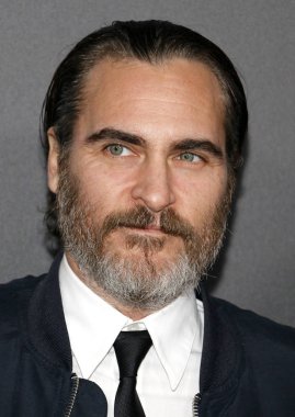 6 Ocak 2018 Santa Monica, ABD Barker hangarda aktör Joaquin Phoenix Elysium sanat'ın 11 yıllık cennet şenlikte düzenlenen.