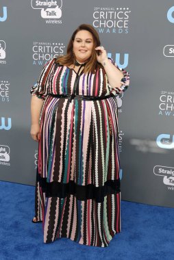 aktris Chrissy Metz, 23 yıllık Critics'Choice Awards Santa Monica, ABD Barker hangarda 11 Ocak 2018 düzenlenen.